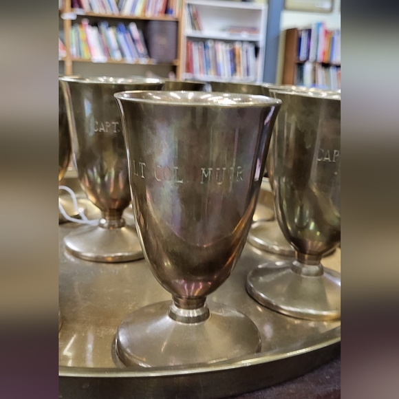 Korean War Goblet and Tray Set - Picture 9 of 10